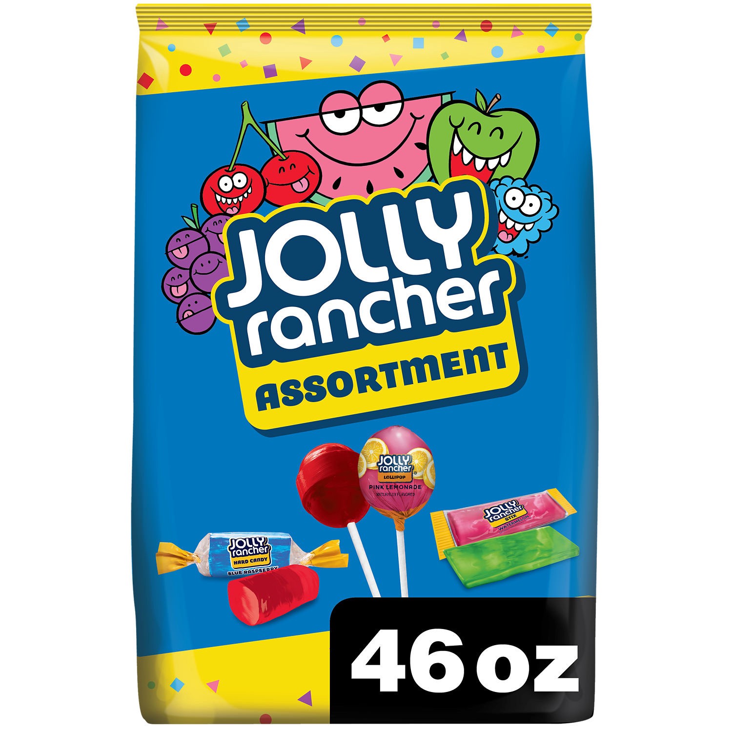 slide 7 of 9, Jolly Rancher Hard Candy Assortment, 46 oz