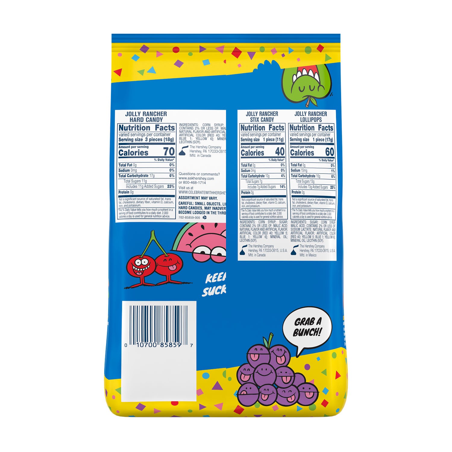 slide 8 of 9, Jolly Rancher Hard Candy Assortment, 46 oz