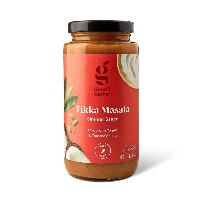 slide 1 of 4, Tikka Masala Sauce - 12oz - Good & Gather™, 12 oz