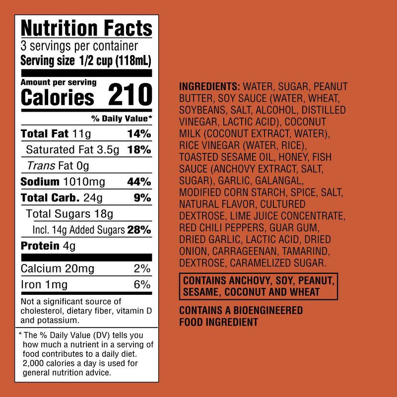 slide 4 of 4, Thai Peanut Sauce - 12oz - Good & Gather™, 12 oz