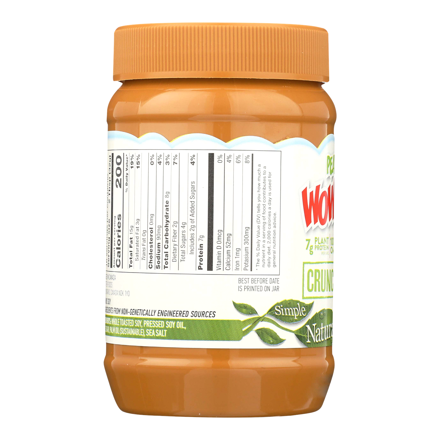 slide 2 of 3, WOWBUTTER Crunchy Peanut Free Spread, 17.6 oz