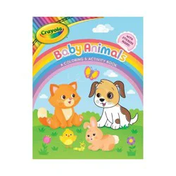 Simon & Schuster Crayola Baby Animals: A Coloring & Activity Book - (Crayola/Buzzpop) (Paperback)