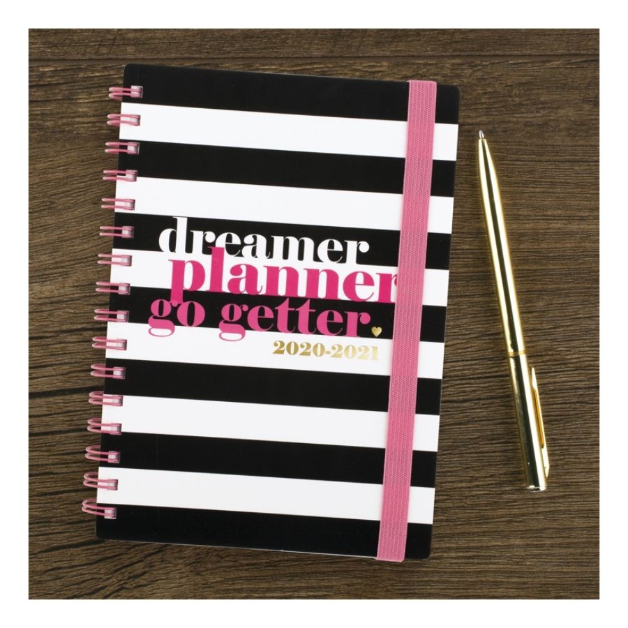 slide 5 of 6, See Jane Work Die-Cut Academic Weekly/Monthly Planner, 5-1/2'' X 8-1/2'', Black/White, July 2020 To June 2021, Sj103-200A, 1 ct