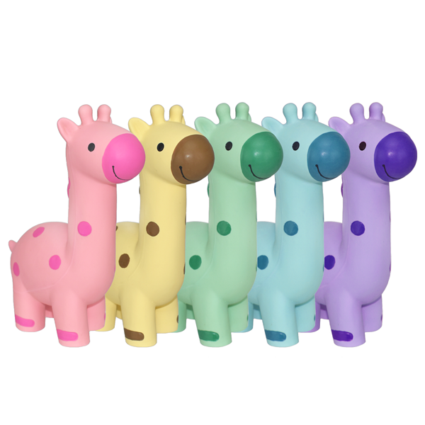 slide 1 of 1, Multipet Latex Giraffe 5.75In, 1 ct
