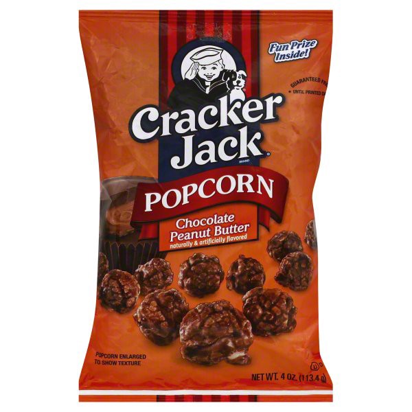 slide 1 of 5, Cracker Jack Chocolate Peanut Butter Popcorn, 4 oz