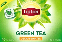 Lipton Decaffeinated Green Tea 40 Bags