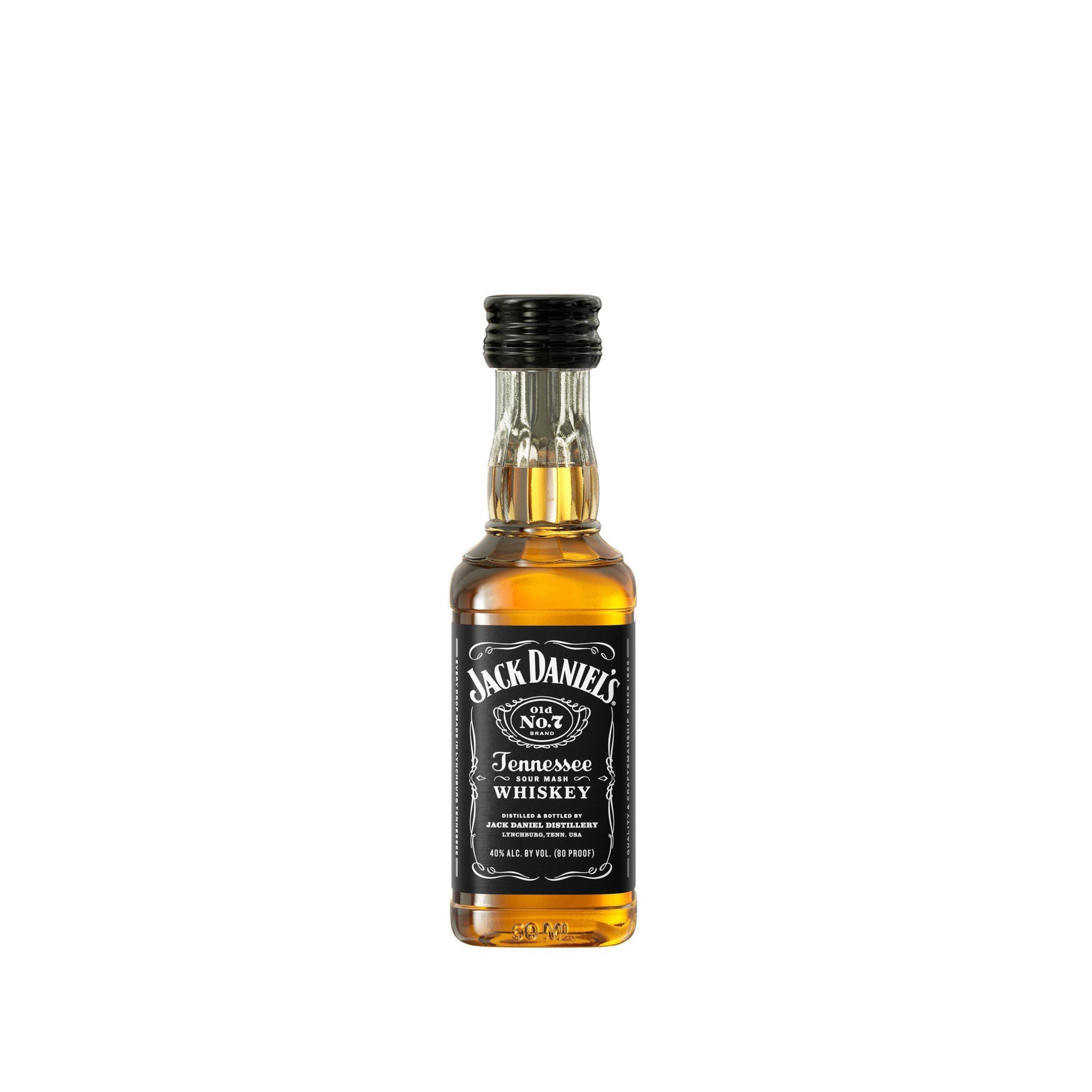 slide 1 of 5, Jack Daniel's Tennessee Whiskey - 50ml Plastic Bottle, 50 ml