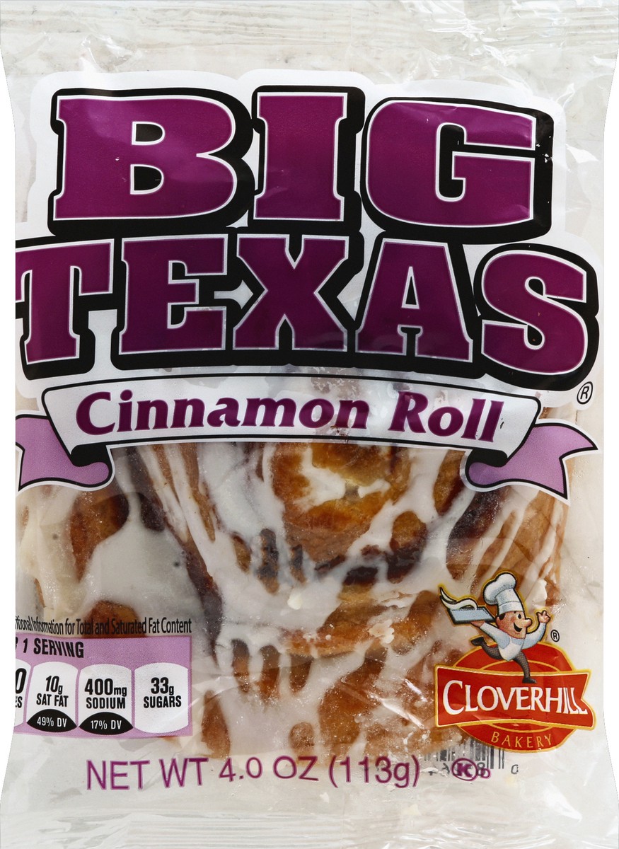 slide 4 of 5, CLOVERHILL Big Texas Cinnamon Roll, 1 ct