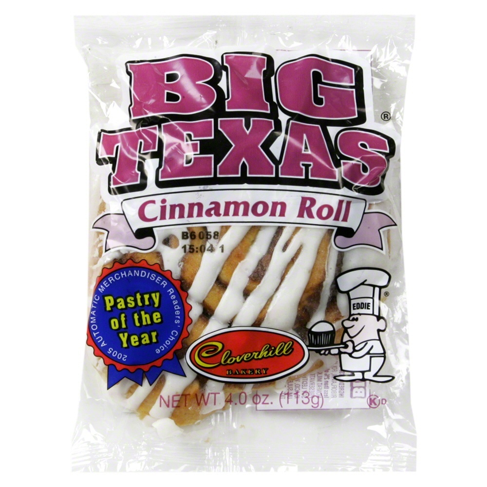 slide 1 of 5, CLOVERHILL Big Texas Cinnamon Roll, 1 ct