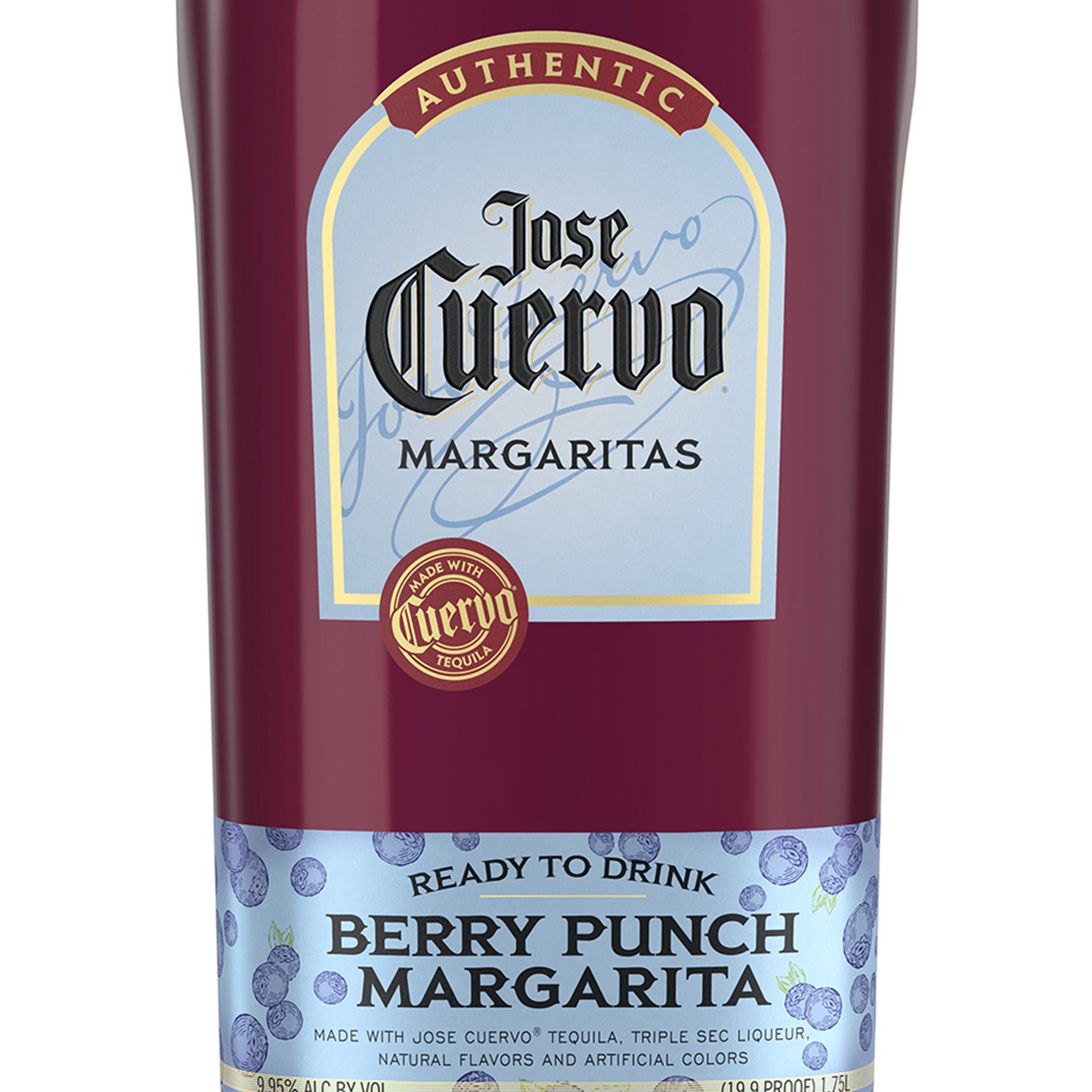 slide 4 of 5, Jose Cuervo Authentic Margarita Berry Punch Ready to Drink Cocktail - 1.75 L, 1.75 liter