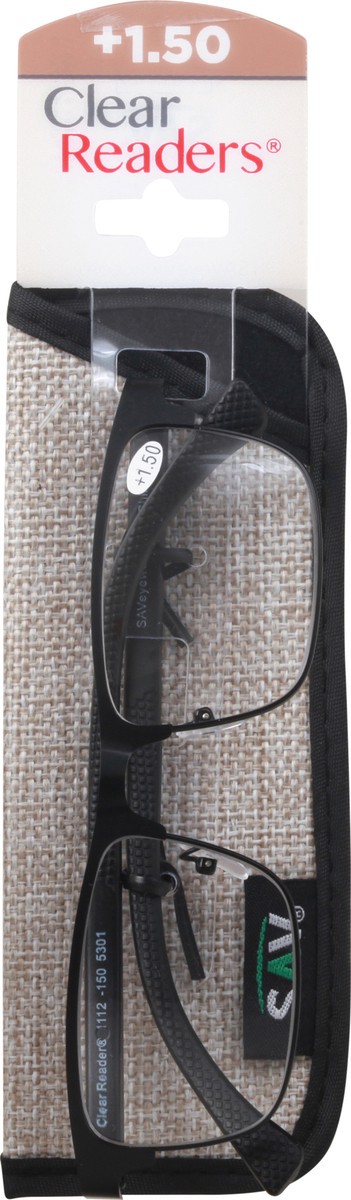slide 3 of 9, Clear Readers +1.50 Eyeglasses 1 ea Card, 1 ct
