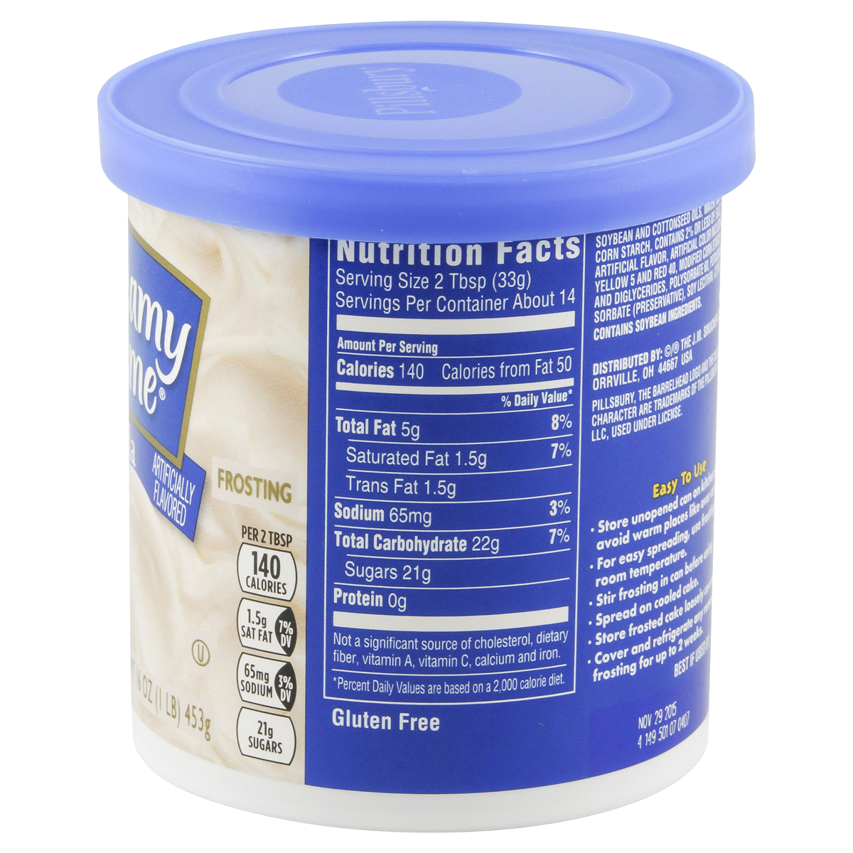 slide 3 of 4, Pillsbury Creamy Supreme Vanilla Frosting, 16 oz