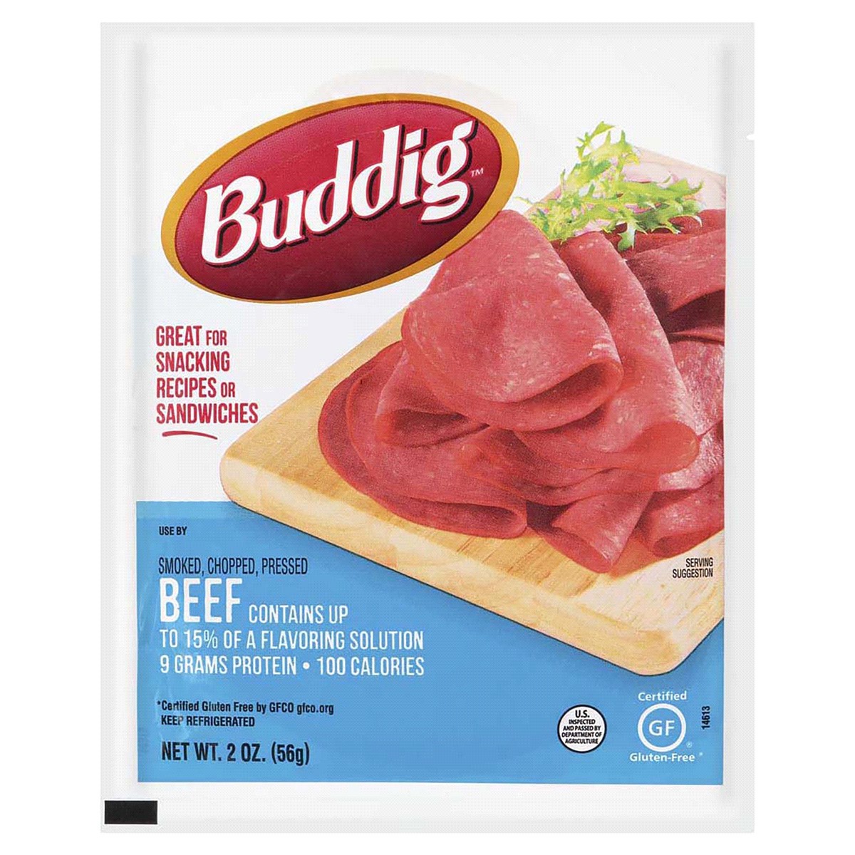 slide 1 of 5, Buddig Original Beef, 2 oz, 2 oz