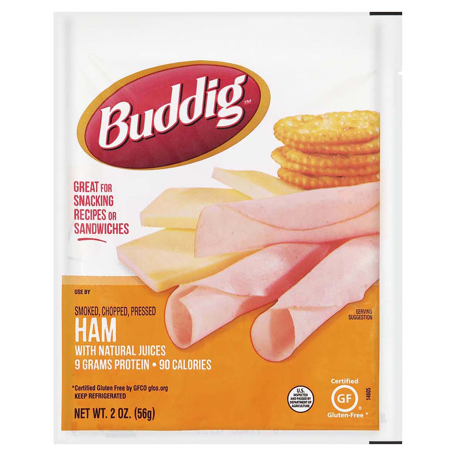 slide 1 of 2, Buddig Ham with Natural Juices 2 oz, 2 oz