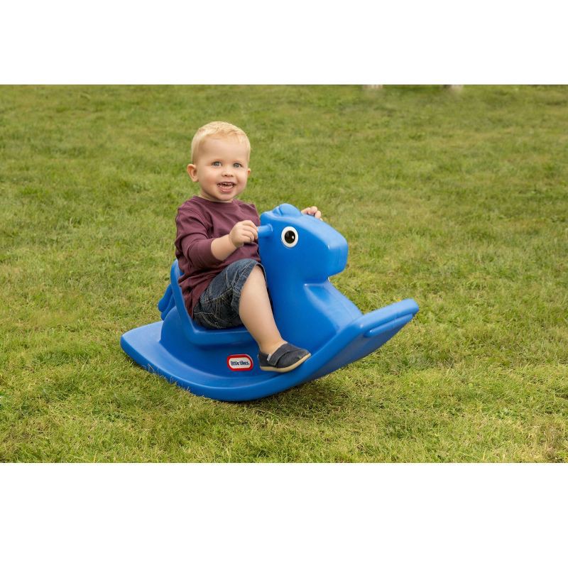 slide 5 of 5, Little Tikes Rocking Horse Blue, 1 ct