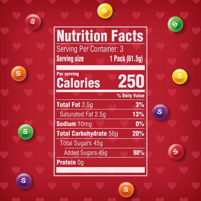 slide 8 of 9, Skittles Original Valentine's Heart Box Chewy Candy - 6.51oz, 6.51 oz