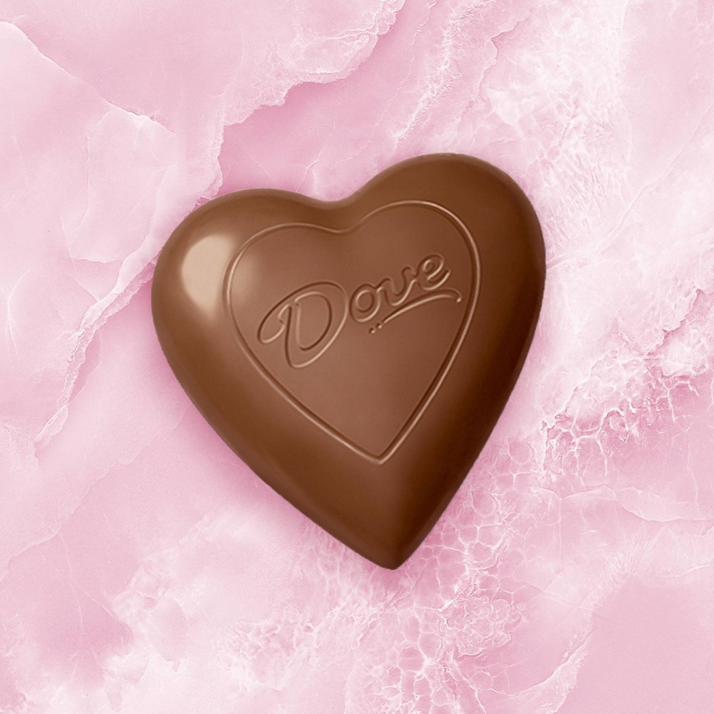 slide 3 of 7, Dove Chocolate Dove Solid Valentine's Milk Chocolate Heart, 4 oz