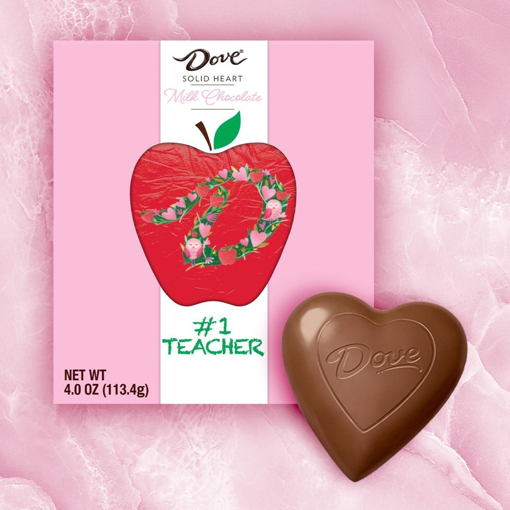 slide 2 of 7, Dove Chocolate Dove Valentine's Solid Milk Chocolate Teacher Gift, 4 oz