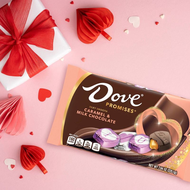 slide 5 of 7, Dove Chocolate Dove Promises Valentine's Day Chocolate Caramel Love Notes Valentine Candy Gift - 7.94oz, 7.94 oz