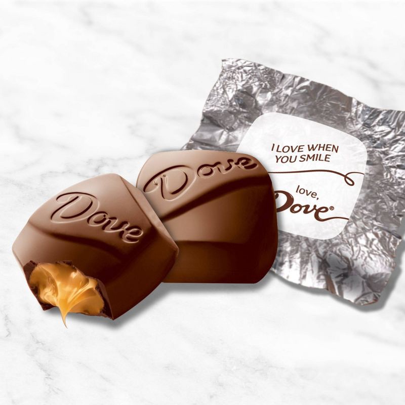 slide 7 of 7, Dove Chocolate Dove Promises Valentine's Day Chocolate Caramel Love Notes Valentine Candy Gift - 7.94oz, 7.94 oz