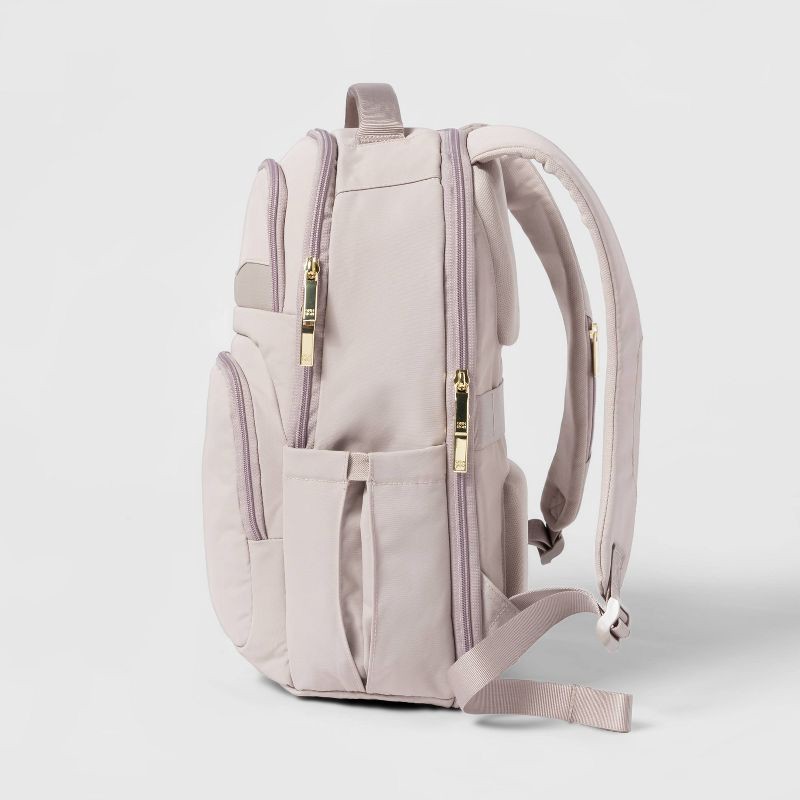 slide 3 of 8, Signature Day Trip Backpack Taupe - Open Story™, 1 ct
