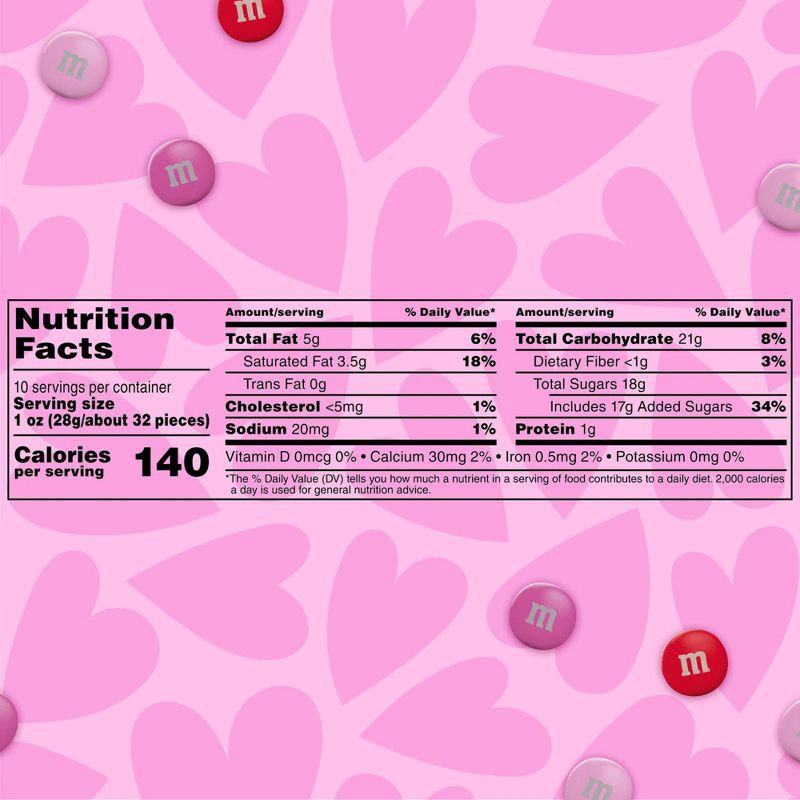 slide 8 of 11, M&M's Valentine's Cupid's Mix Milk Chocolate Red, Pink, and White Candies - 10.0oz, 10 oz