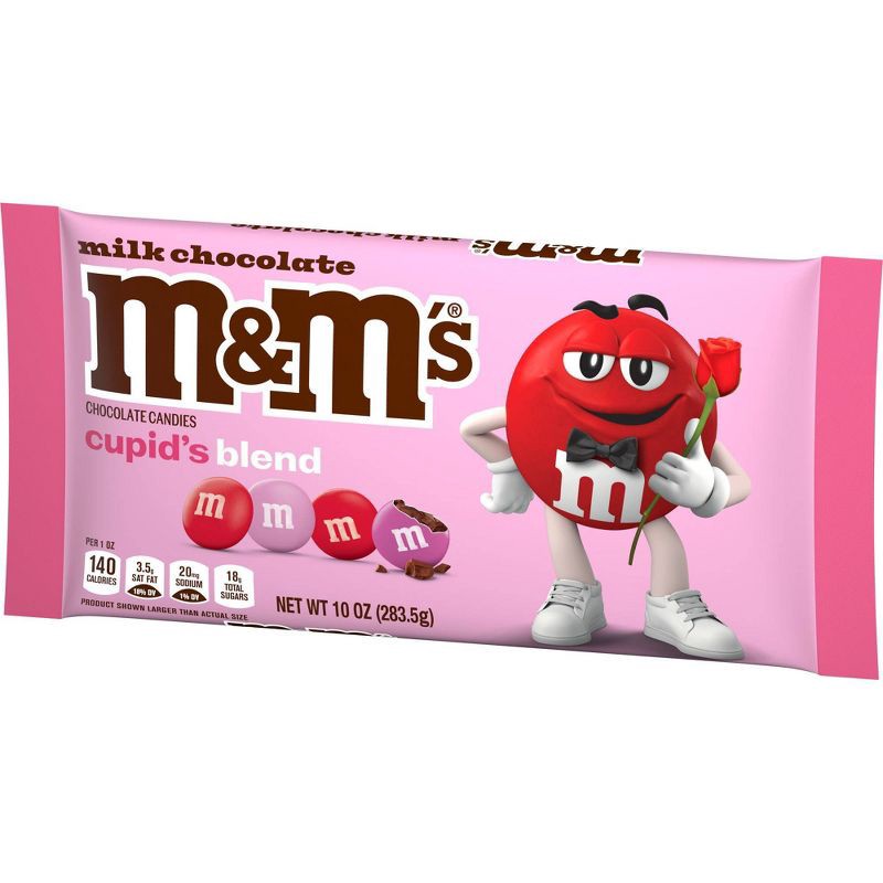 slide 11 of 11, M&M's Valentine's Cupid's Mix Milk Chocolate Red, Pink, and White Candies - 10.0oz, 10 oz