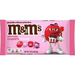 M&M's Valentine's Cupid's Mix Milk Chocolate Red, Pink, and White Candies - 10.0oz
