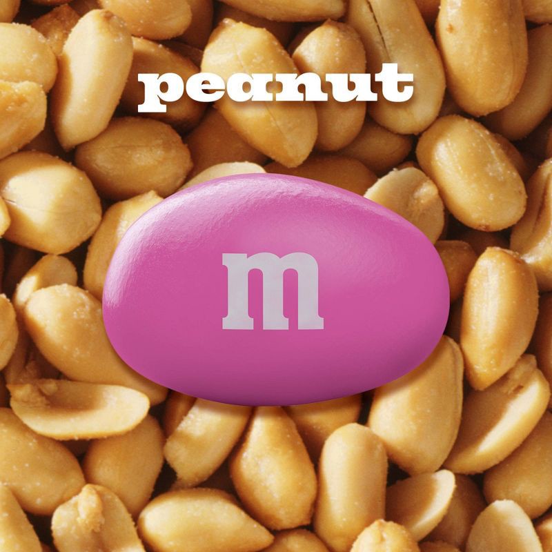 slide 2 of 11, M&M's Peanut Milk Chocolate Valentine's Day Candy Assortment Bag, Red, Pink and White Candies - 10oz, 10 oz