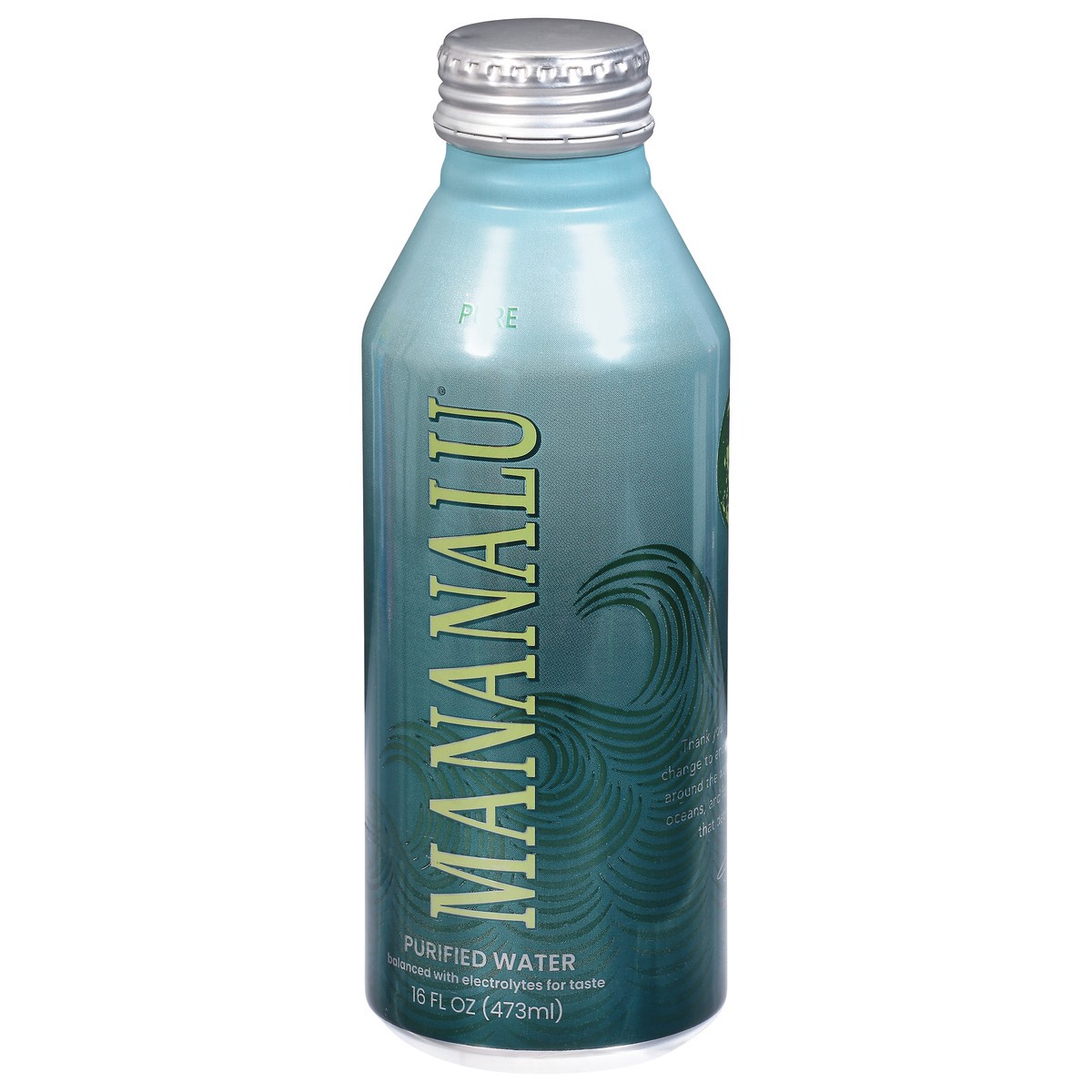 slide 4 of 9, Mananalu Purified Water 16 fl oz, 16 fl oz