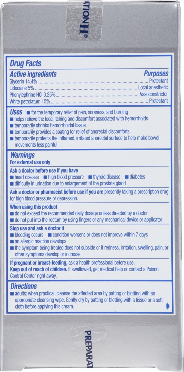 slide 3 of 9, Preparation H Hemorrhoidal Cream 1 ea, 1 ct