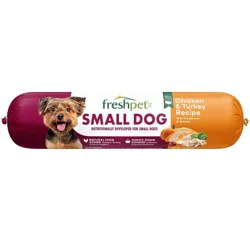 Freshpet Select Roll Small Wet Dog Chicken & Turkey Recipe Refrigerated Wet Dog Food - 1lb