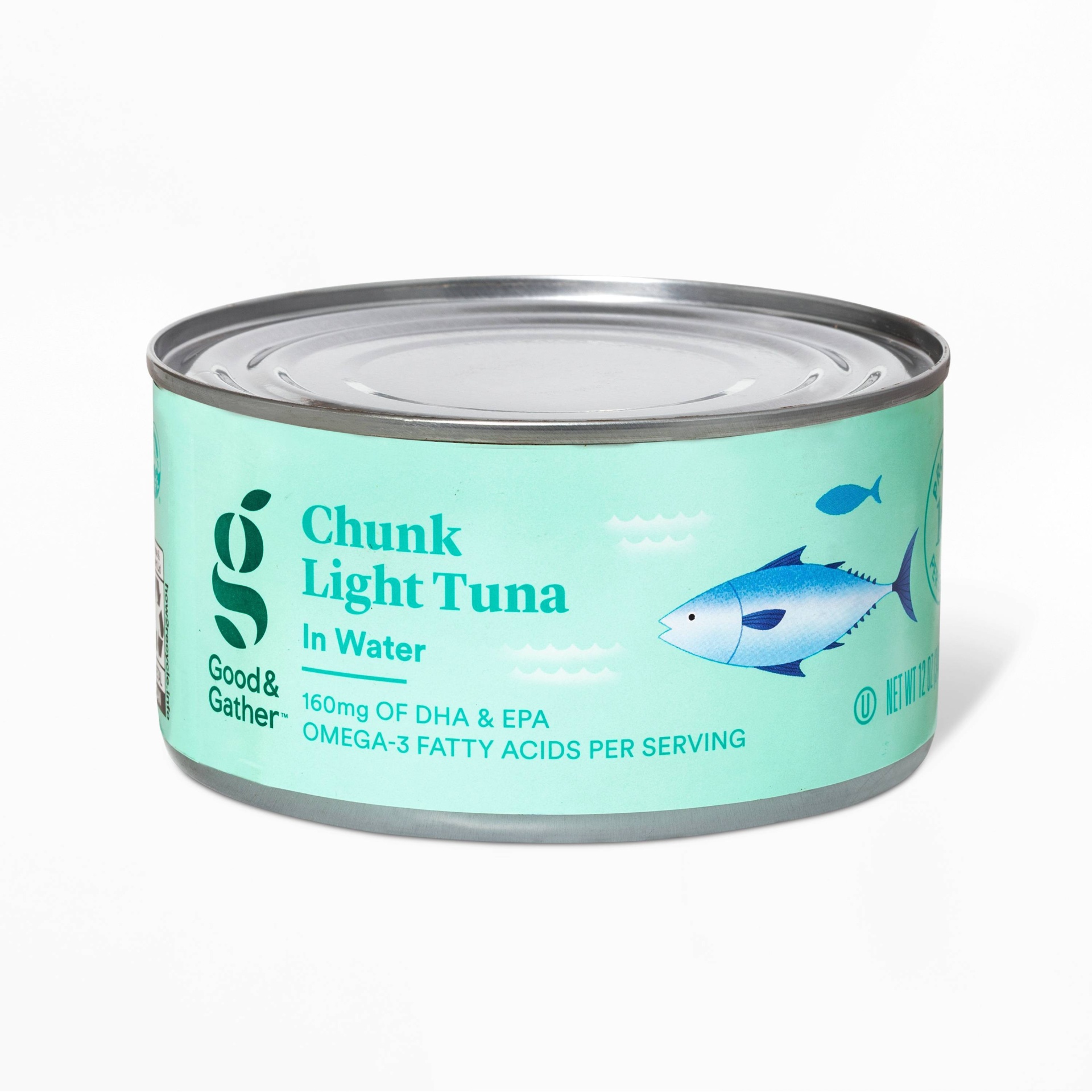 slide 1 of 2, Chunk Light Tuna in Water - 12oz - Good & Gather, 12 oz