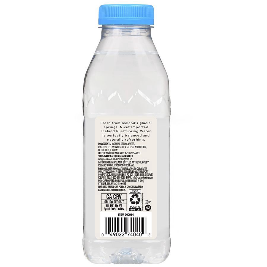 slide 3 of 5, Nice! Premium Iceland Pure Spring Water - 500 ml, 500 ml