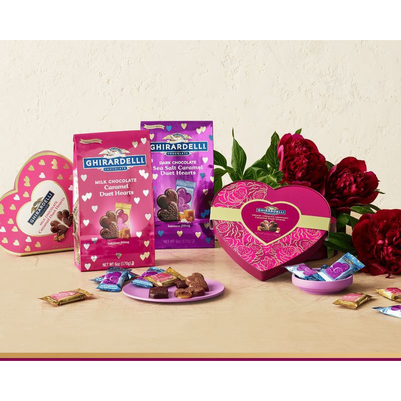 slide 2 of 3, Ghirardelli Valentine's Milk Chocolate Hearts Bag - 4.8oz, 4.8 oz