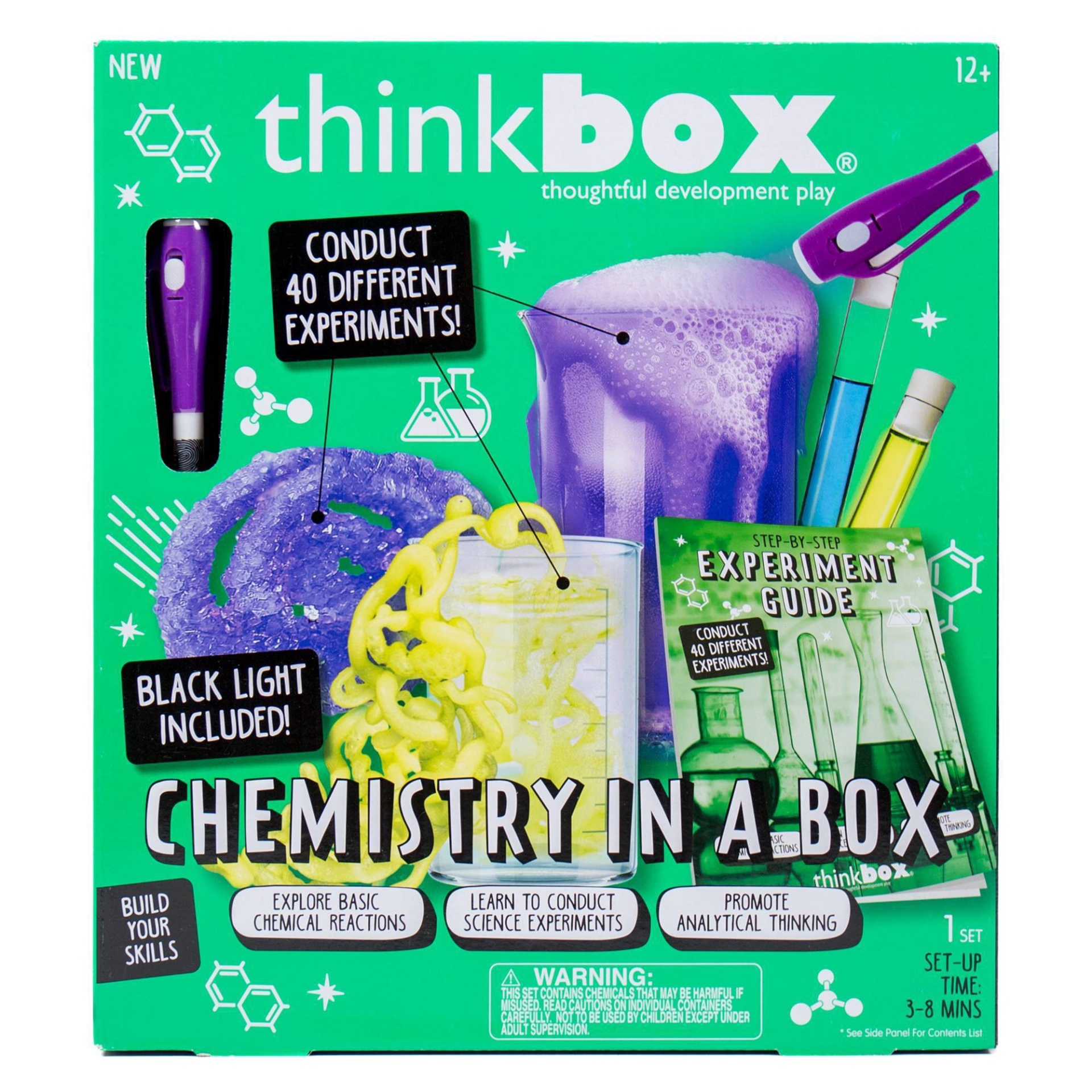 slide 1 of 5, Think Box Thinkbox 19pc Chemistry in a Box Craft Activity Kit, 19 ct