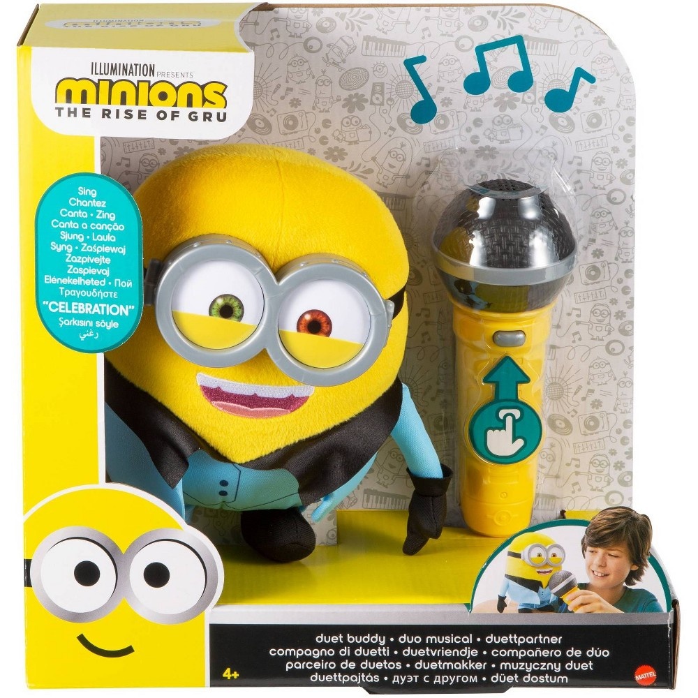 slide 6 of 6, Minions: The Rise of Gru Duet Buddy Singing Bob Figure, 1 ct