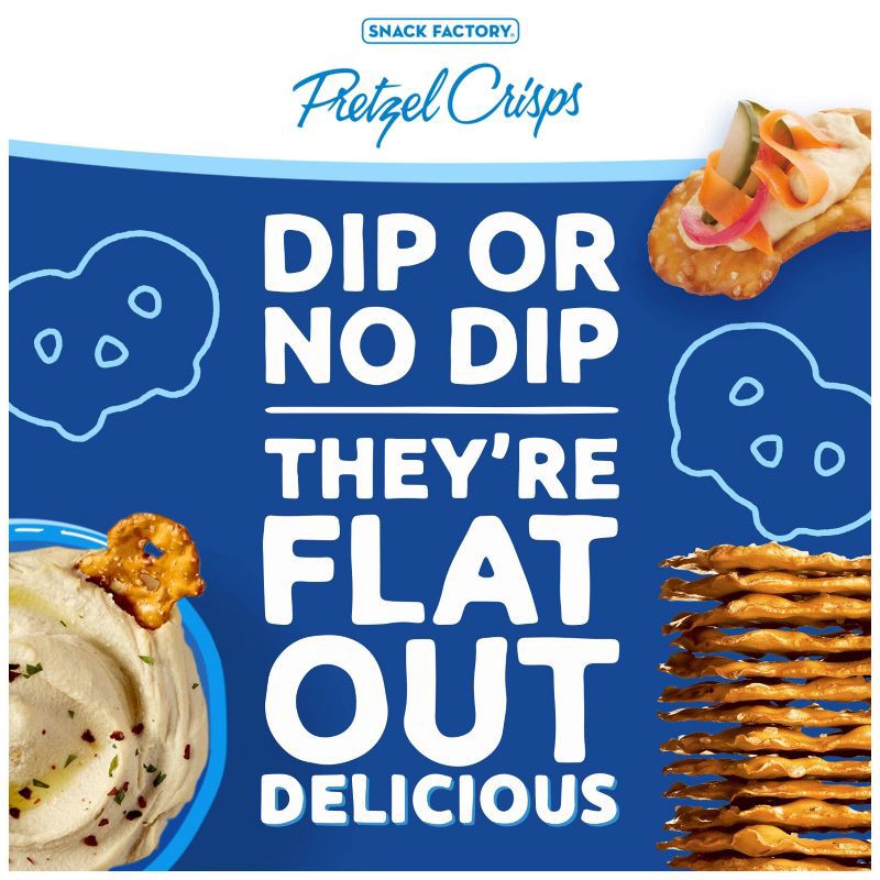 slide 4 of 9, Snack Factory Original Pretzel Crisps - 7.2oz, 7.2 oz