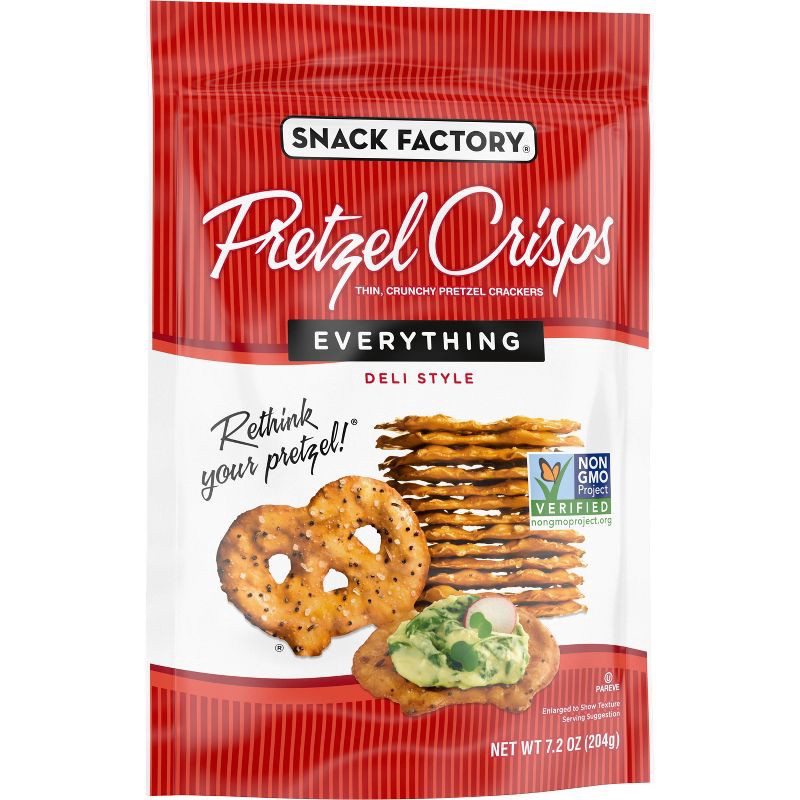 slide 5 of 11, Snack Factory Everything Pretzel Crisps - 7.2oz, 7.2 oz