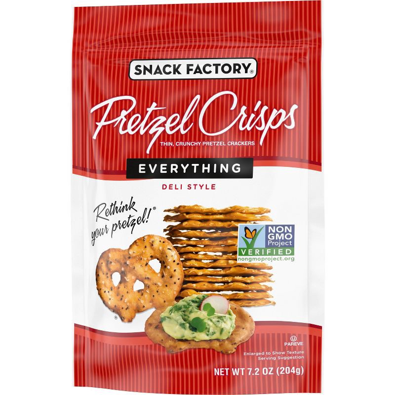slide 6 of 11, Snack Factory Everything Pretzel Crisps - 7.2oz, 7.2 oz