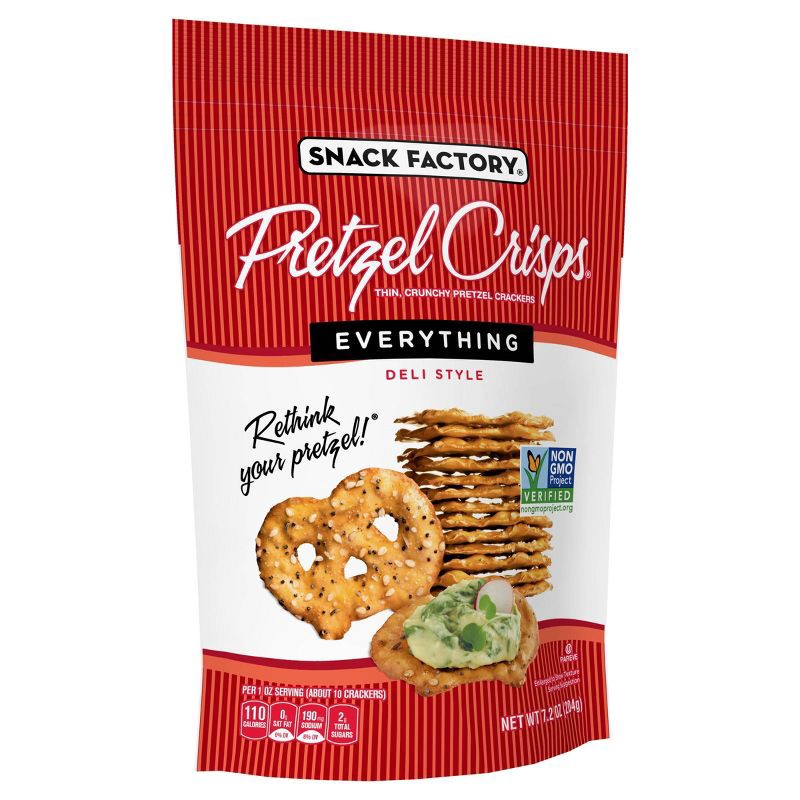slide 8 of 11, Snack Factory Everything Pretzel Crisps - 7.2oz, 7.2 oz