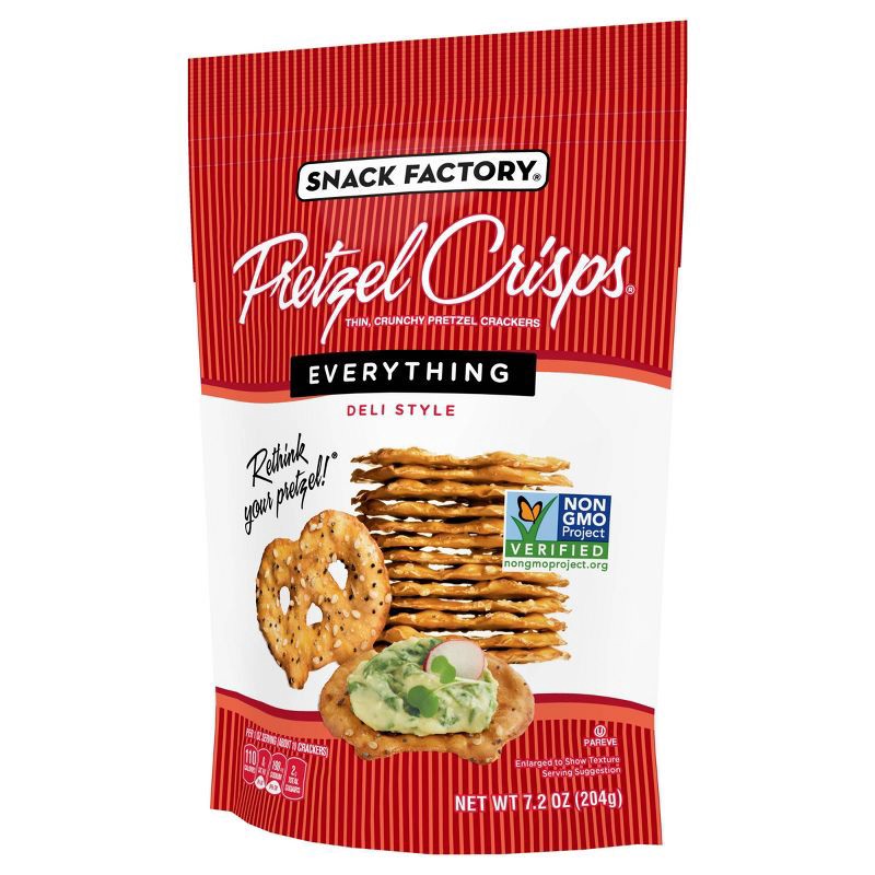 slide 9 of 11, Snack Factory Everything Pretzel Crisps - 7.2oz, 7.2 oz