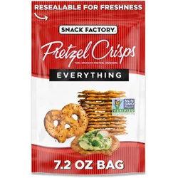 Snack Factory Everything Pretzel Crisps - 7.2oz