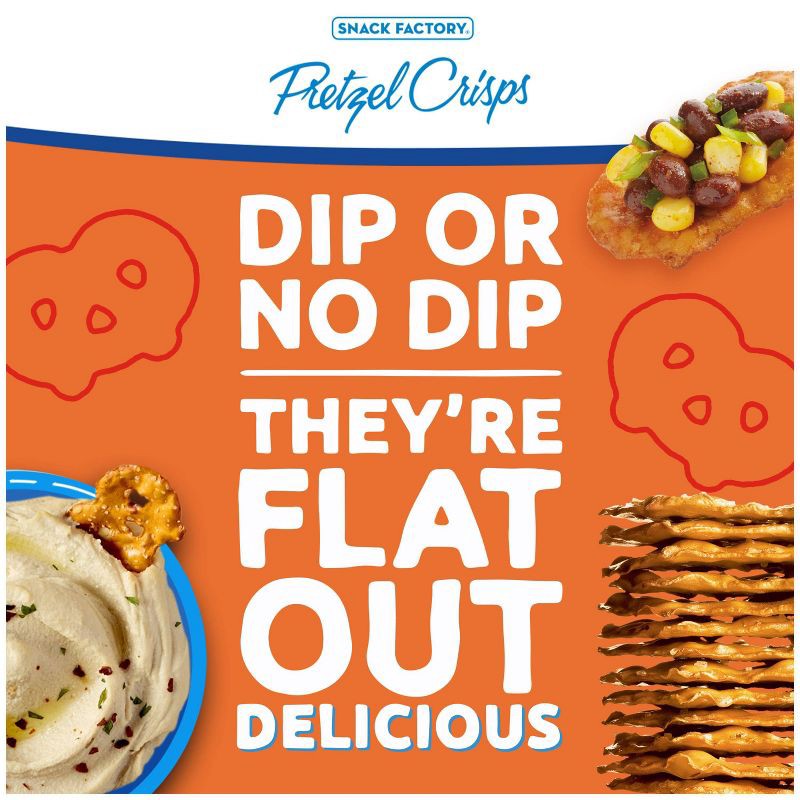 slide 3 of 11, Snack Factory Buffalo Wing Pretzel Crisps - 7.2oz, 7.2 oz