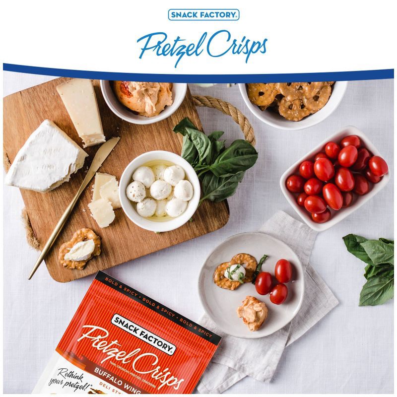 slide 10 of 11, Snack Factory Buffalo Wing Pretzel Crisps - 7.2oz, 7.2 oz