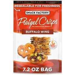 Snack Factory Buffalo Wing Pretzel Crisps - 7.2oz