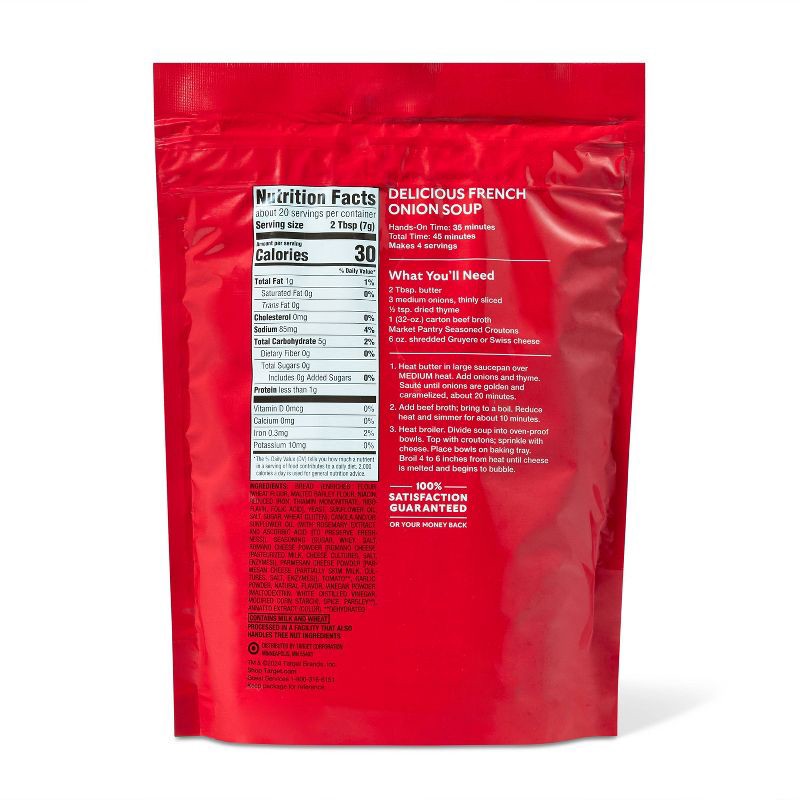 slide 2 of 3, Seasoned Croutons - 5oz - Market Pantry™, 5 oz