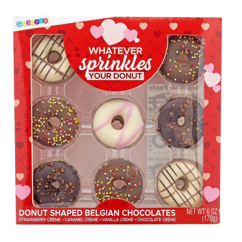 slide 1 of 3, Galerie Valentine's Day Donut Shaped Belgian Chocolates - 6oz, 6 oz