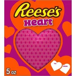 Reese's Valentine's Day Peanut Butter Solid Heart Candy Gift Box - 5oz