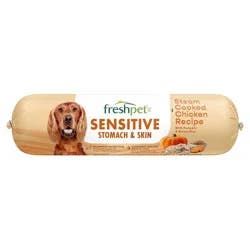 Freshpet Select Roll Sensitive Stomach & Skin Chicken Recipe Refrigerated Wet Dog Food - 1.5lbs